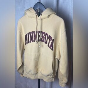 Vintage 90's Minnesota Hoodie Sweatshirt hooded Golden Gophers size Small